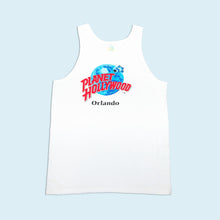 Lade das Bild in den Galerie-Viewer, Planet Hollywood Tanktop "Orlando" 90er Made in the USA single stitch, weiß, M/L
