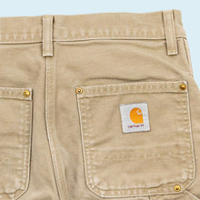 Lade das Bild in den Galerie-Viewer, Carhartt Shorts "double Knee Carpenter abgeschnitten" 90er Made in the USA, grau, 28
