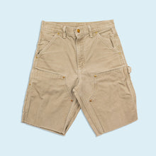 Lade das Bild in den Galerie-Viewer, Carhartt Shorts "double Knee Carpenter abgeschnitten" 90er Made in the USA, grau, 28
