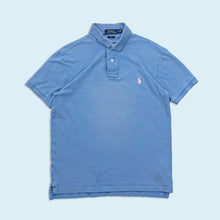 Lade das Bild in den Galerie-Viewer, Polo Ralph Lauren Poloshirt "slim fit", blau, S/M schmal

