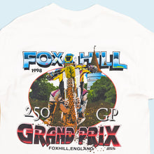Lade das Bild in den Galerie-Viewer, Global Sport T-Shirt "Fox Hill Grand Prix" Deadstock 1998 Made in the USA, weiß, M/L schmal
