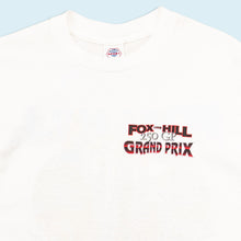 Lade das Bild in den Galerie-Viewer, Global Sport T-Shirt "Fox Hill Grand Prix" Deadstock 1998 Made in the USA, weiß, M/L schmal
