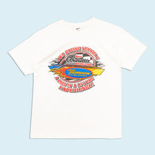 Lade das Bild in den Galerie-Viewer, Anvil T-Shirt "Jeff Gordon &amp; Mario Endretti Racing School" 00er, weiß, L/XL
