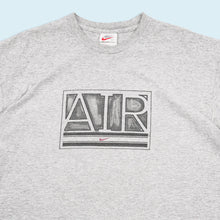 Lade das Bild in den Galerie-Viewer, Nike T-Shirt "AIR" 90er Made in Mexico, grau, L/XL
