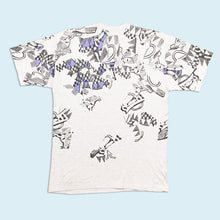 Lade das Bild in den Galerie-Viewer, Reebok T-Shirt "abstrakt" 90er, grau, M
