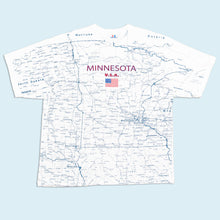 Lade das Bild in den Galerie-Viewer, Tee Jays T-Shirt "Minnesota" 00er, weiß, XXL

