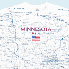 Lade das Bild in den Galerie-Viewer, Tee Jays T-Shirt "Minnesota" 00er, weiß, XXL
