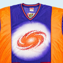 Lade das Bild in den Galerie-Viewer, Nutmeg Trikot "Frankfurt Galaxy" 90er, orange/lila, XL
