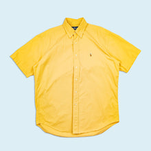 Lade das Bild in den Galerie-Viewer, Polo Ralph Lauren Hemd "blake" 00er, gelb, L/XL (tagged M)

