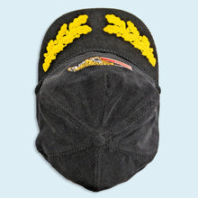 Lade das Bild in den Galerie-Viewer, King Cap Mütze "Esso Cord" 70er/80er, schwarz, S/M
