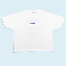 Lade das Bild in den Galerie-Viewer, HOM T-Shirt "Vintage Allstars" 90er single stitch gecropped, weiß, L breit
