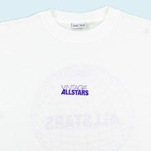 Lade das Bild in den Galerie-Viewer, HOM T-Shirt "Vintage Allstars" 90er single stitch gecropped, weiß, L breit
