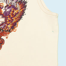 Lade das Bild in den Galerie-Viewer, Harley Davidson Tank Top "Strasssteine" 00er Made in Mexico, beige, M/L Damen

