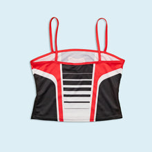 Lade das Bild in den Galerie-Viewer, Fox Top/Trikot "Logo" 00er, rot/weiß/schwarz, M Damen
