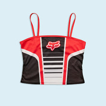Lade das Bild in den Galerie-Viewer, Fox Top/Trikot "Logo" 00er, rot/weiß/schwarz, M Damen
