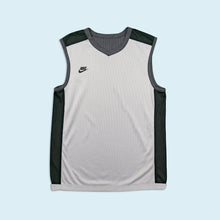 Lade das Bild in den Galerie-Viewer, Nike Wendetrikot "Dri Fit" 00er, weiß/grau/schwarz, L/XL
