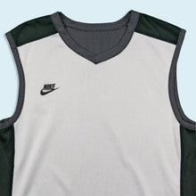 Lade das Bild in den Galerie-Viewer, Nike Wendetrikot "Dri Fit" 00er, weiß/grau/schwarz, L/XL
