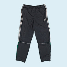 Lade das Bild in den Galerie-Viewer, Adidas Trainingshose 00er, schwarz/grün, XL
