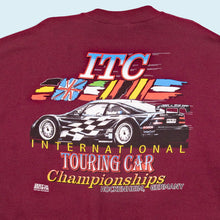 Lade das Bild in den Galerie-Viewer, Lee Cotton Blend Sweatshirt "Touring Car" 1996 Made in the USA, rot, XL
