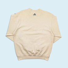 Lade das Bild in den Galerie-Viewer, Adidas Sweatshirt "Logo embroidered" 1999 Made in Turkey, beige, L/XL
