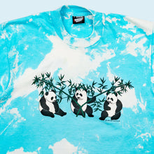 Lade das Bild in den Galerie-Viewer, Screen Stars T-Shirt "Panda Batik" 1986 Made in the USA single stitch, blau, M/L
