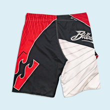 Lade das Bild in den Galerie-Viewer, Billabong Surfshorts 00er, schwarz/rot/weiß, 38
