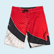 Lade das Bild in den Galerie-Viewer, Billabong Surfshorts 00er, schwarz/rot/weiß, 38

