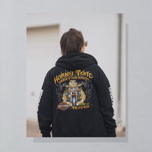 Lade das Bild in den Galerie-Viewer, Harley Davidson Zip Hoodie "Horny Toad Temple Texas" 2011, schwarz, L
