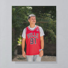 Lade das Bild in den Galerie-Viewer, Champion Trikot "Chicago Bulls Dennis Rodman" 90er, rot, L
