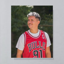 Lade das Bild in den Galerie-Viewer, Champion Trikot "Chicago Bulls Dennis Rodman" 90er, rot, L
