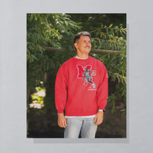 Lade das Bild in den Galerie-Viewer, Sir Benni Miles Sweatshirt "heavy weight" 2000er, rot, L/XL breit
