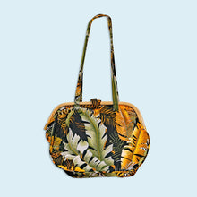 Lade das Bild in den Galerie-Viewer, Tasche "tropical" 90er, orange/grün
