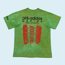 Lade das Bild in den Galerie-Viewer, Adidas T-Shirt "DFB-Adidas Cup" 1996 Made in EEC. single stitch, grün eingefärbt, S/M
