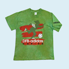 Lade das Bild in den Galerie-Viewer, Adidas T-Shirt "DFB-Adidas Cup" 1996 Made in EEC. single stitch, grün eingefärbt, S/M
