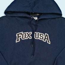 Lade das Bild in den Galerie-Viewer, Fox Hoodie "sutra" 00er, blau, S/M breit
