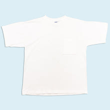 Lade das Bild in den Galerie-Viewer, Extra Elements T-Shirt "Pocket Tee" 90er Made in the USA, weiß, L
