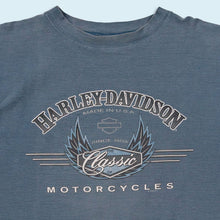 Lade das Bild in den Galerie-Viewer, Harley Davidson T-Shirt dick "FT. Lauderdale Florida" 90er Made in the USA single stitch, blau, XL
