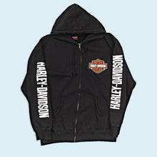 Lade das Bild in den Galerie-Viewer, Harley Davidson Zip Hoodie "Horny Toad Temple Texas" 2011, schwarz, L
