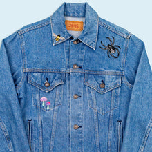 Lade das Bild in den Galerie-Viewer, Levis Jacke "Type III custom" 80er Made in the USA, blau, M/L Damen
