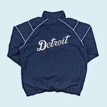 Lade das Bild in den Galerie-Viewer, Genuine Merchandise Quarter Zip/ Trainingsjacke "Detroit Tigers" 00er, blau, L breit

