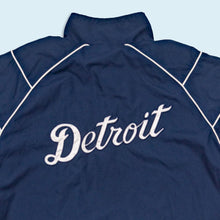 Lade das Bild in den Galerie-Viewer, Genuine Merchandise Quarter Zip/ Trainingsjacke "Detroit Tigers" 00er, blau, L breit
