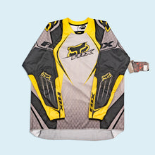 Lade das Bild in den Galerie-Viewer, Fox Trikot "bitz jersey" 00er, gelb/grau, XXL
