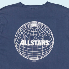 Lade das Bild in den Galerie-Viewer, Longsleeve "Vintage Allstars", blau, XL
