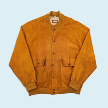 Lade das Bild in den Galerie-Viewer, Boncetti Jacke "echtes Leder" 80er/90er, braun, L/XL
