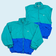 Lade das Bild in den Galerie-Viewer, Belfe Trainingsjacke/Weste 90er Made in Italy, blau, L
