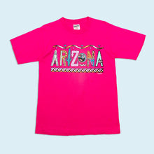 Lade das Bild in den Galerie-Viewer, Oneita Power-T T-Shirt "Arizona" 1990 single stitch Made in the USA, pink, M
