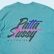 Lade das Bild in den Galerie-Viewer, Stüssy x Patta Longsleeve "Worldwide" Made in Mexico, blau, XXL schmal
