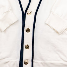 Lade das Bild in den Galerie-Viewer, Hugo Boss Sport Cardigan "Grand Slam" 80er, weiß, XL
