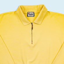 Lade das Bild in den Galerie-Viewer, Wind Sportswear Quarter Zip 90er Made in Portugal, gelb, M/L
