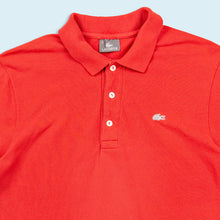 Lade das Bild in den Galerie-Viewer, Lacoste Poloshirt 90er, rot, S/M

